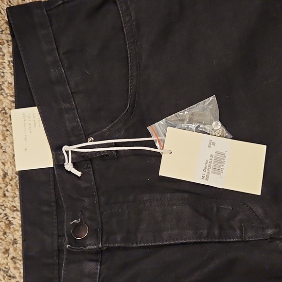 MNML M1 Black Denim with blowouts New with tags Size 38! Out if circulation - Picture 2 of 5